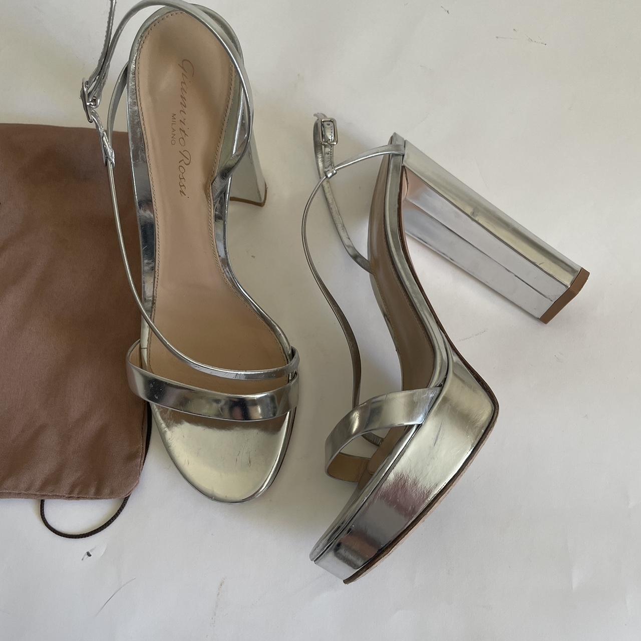 gianvito rossi silver heels