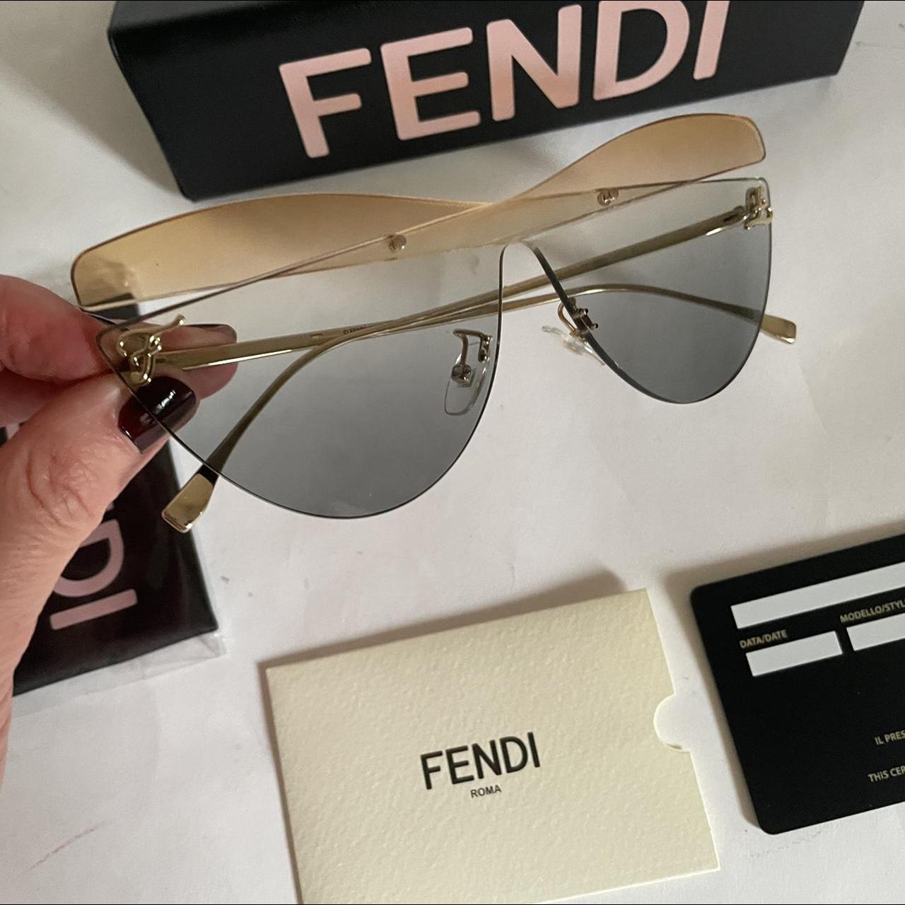 Fendi Calligraphy cat eye sunglasses Current season