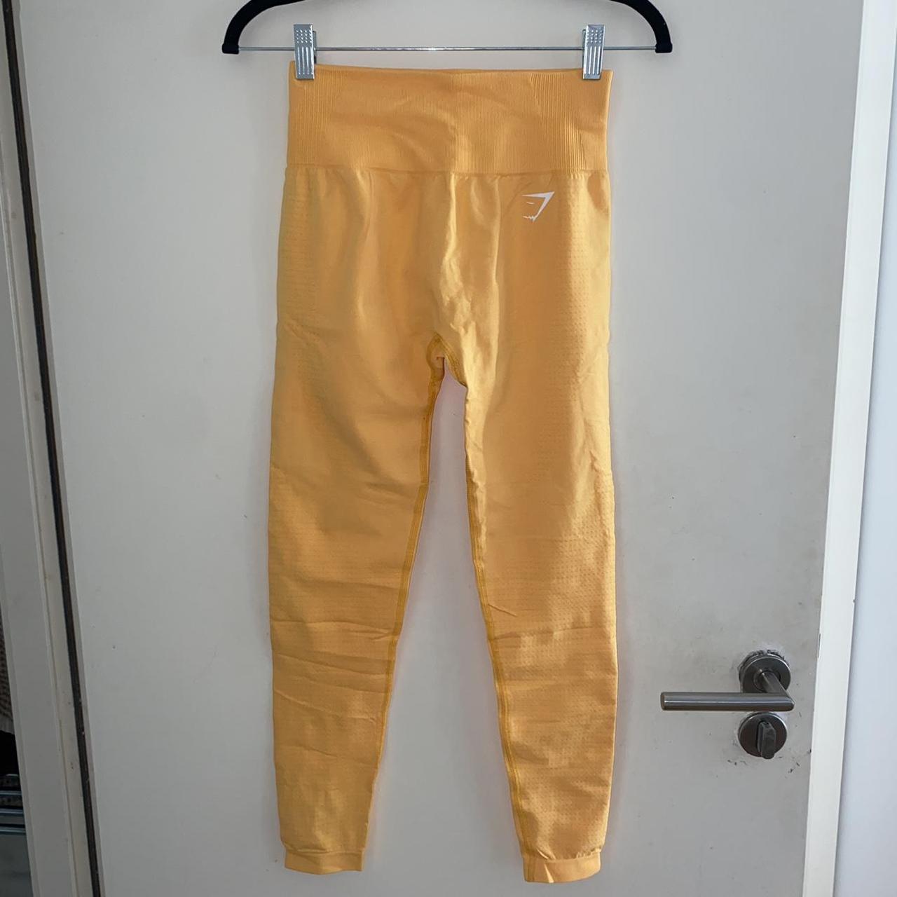 Gymshark golden yellow hot leggings