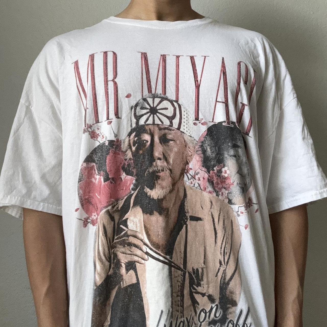 Goat Crew Mr. Miyagi Rap Tee Graphics White Tee... | Depop