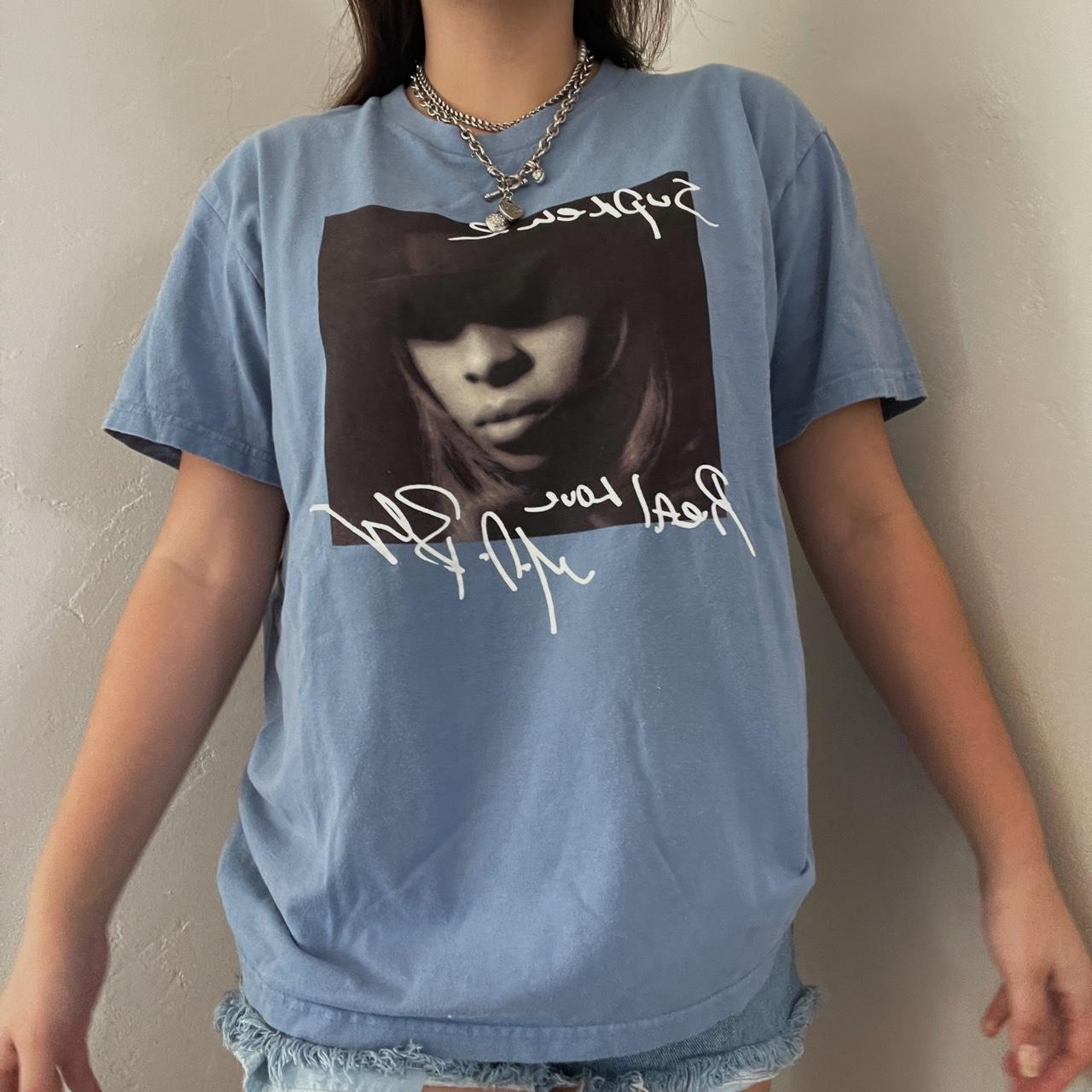 Supreme Mary J. Blige t-shirt -men's medium -listed... - Depop