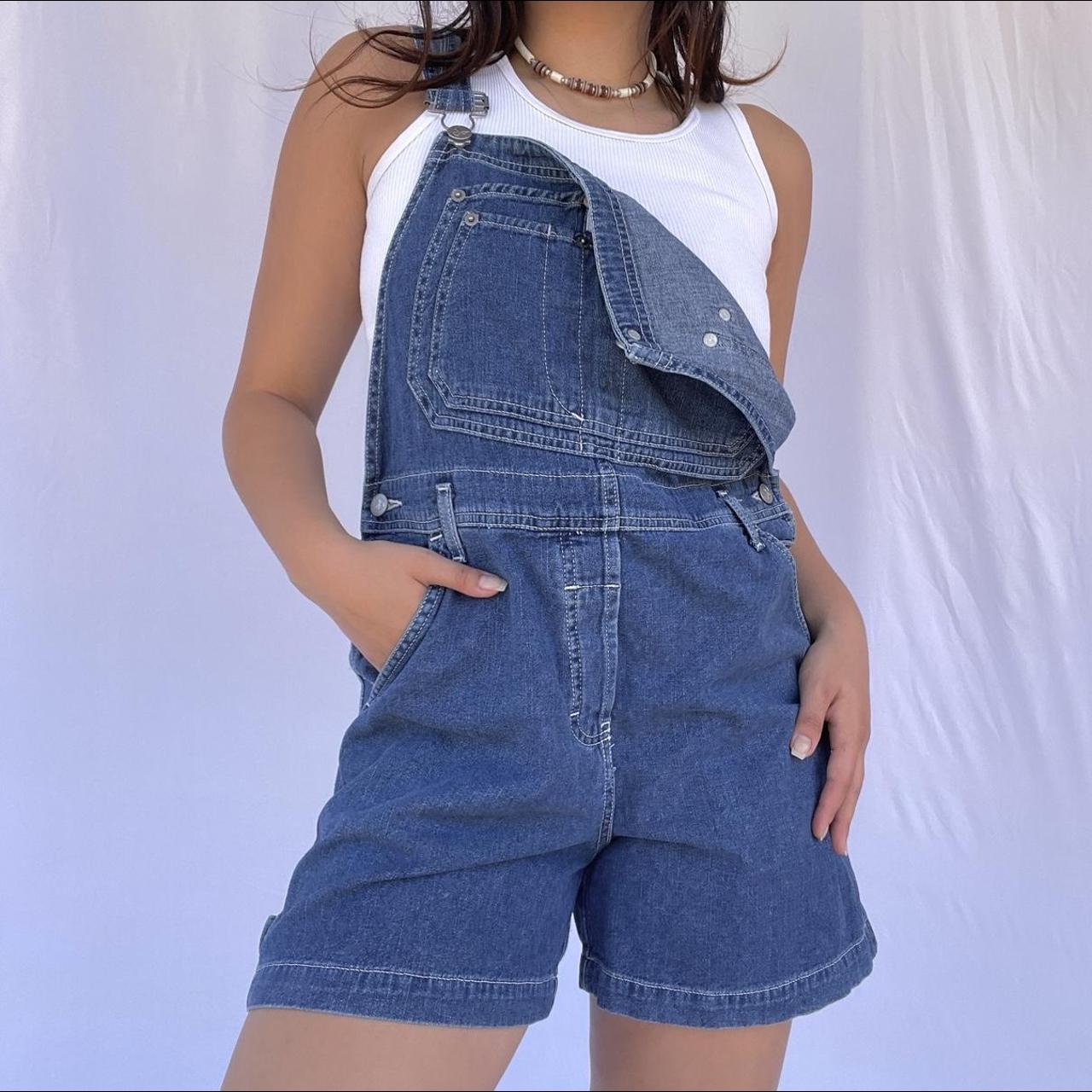 Calvin Klein Jeans Women's Navy and Blue Dungarees-overalls