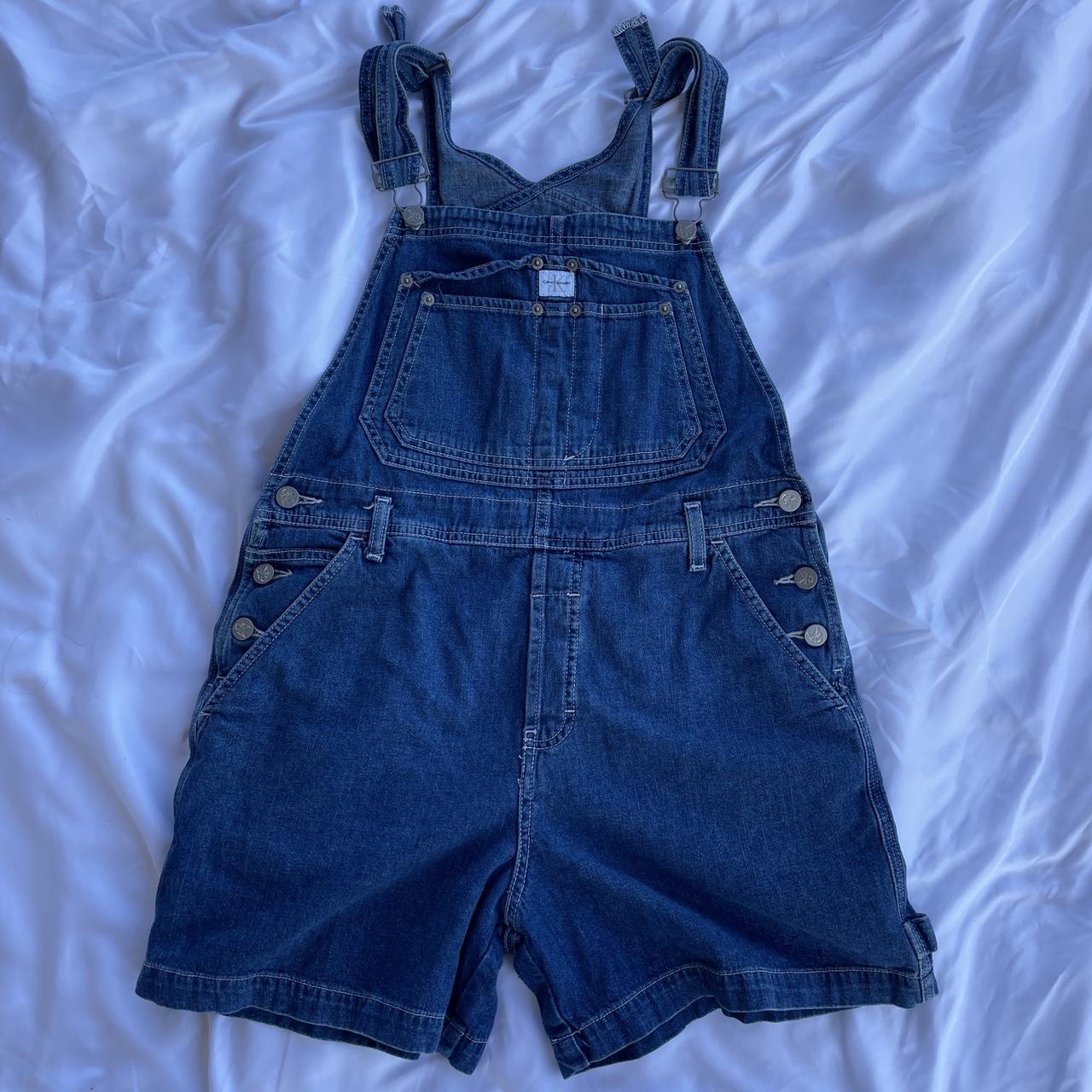 Calvin Klein Jeans Women's Navy and Blue Dungarees-overalls (3)