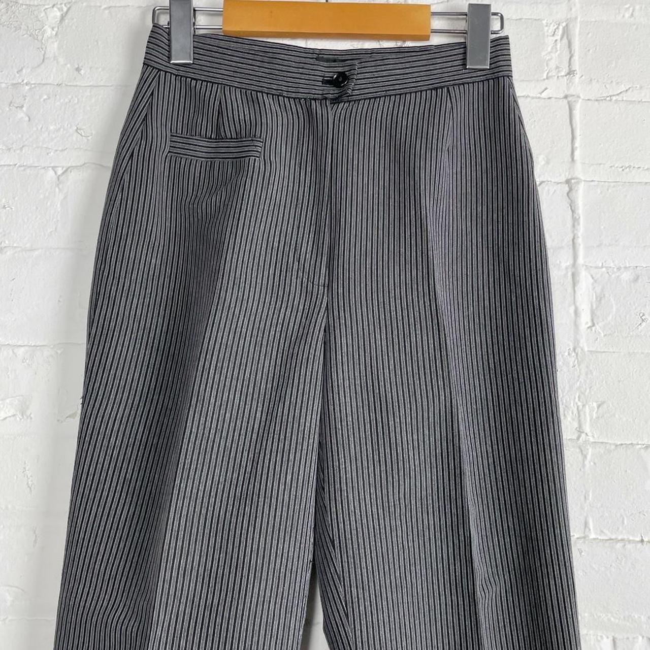 90s vintage stripe trousers Labelled eu size 32,... - Depop