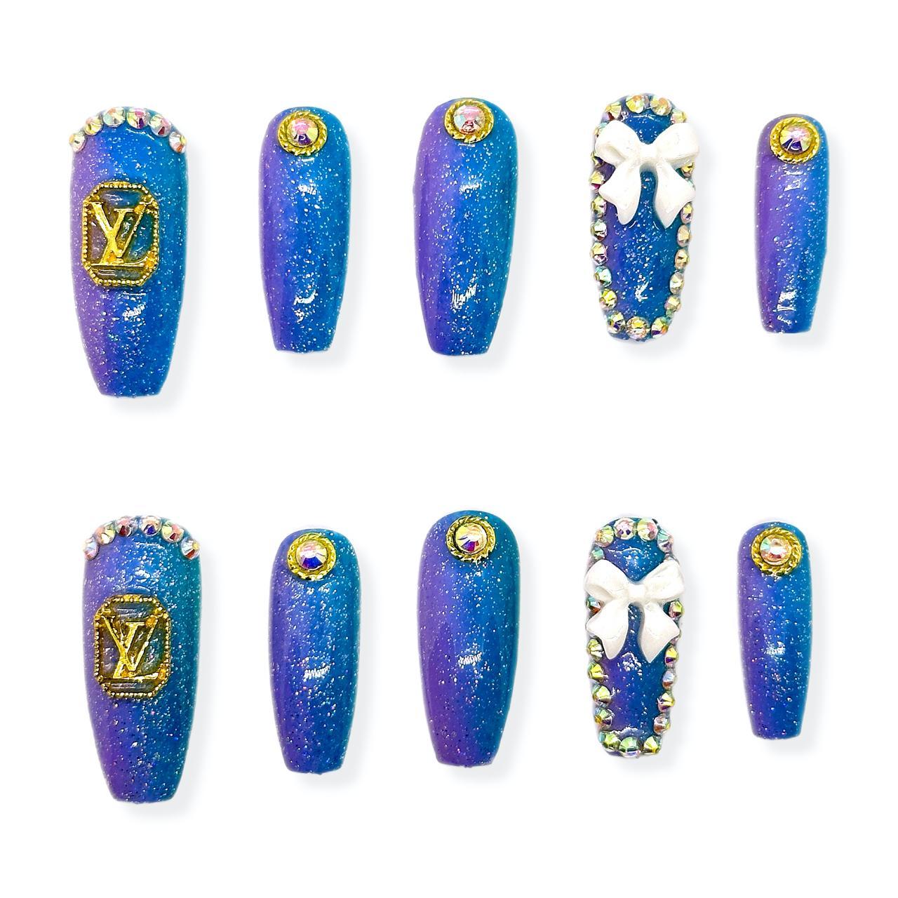 💅🏼 Custom made press on nails for you 💖 ♡︎ One of a... Depop