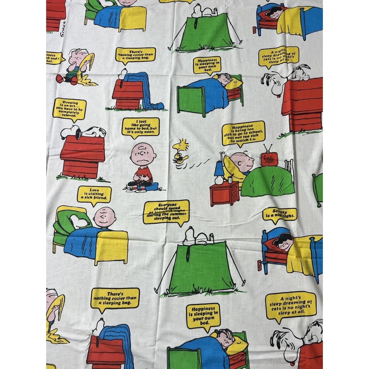 Vintage 1971 Snoopy Peanuts Happiness Is Being Too... - Depop