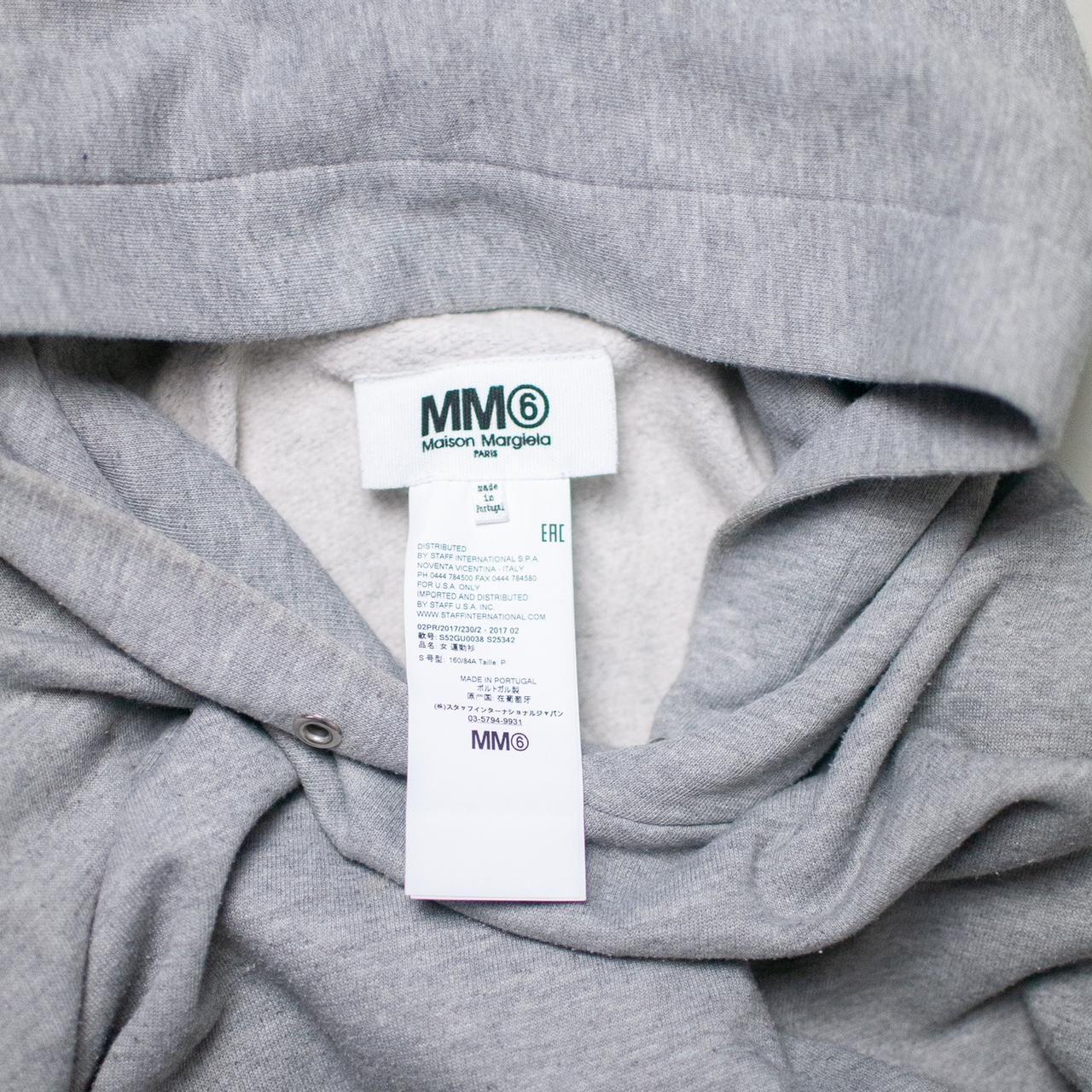 MM6 MAISON MARGIELA cut out hoodie both side seams... - Depop