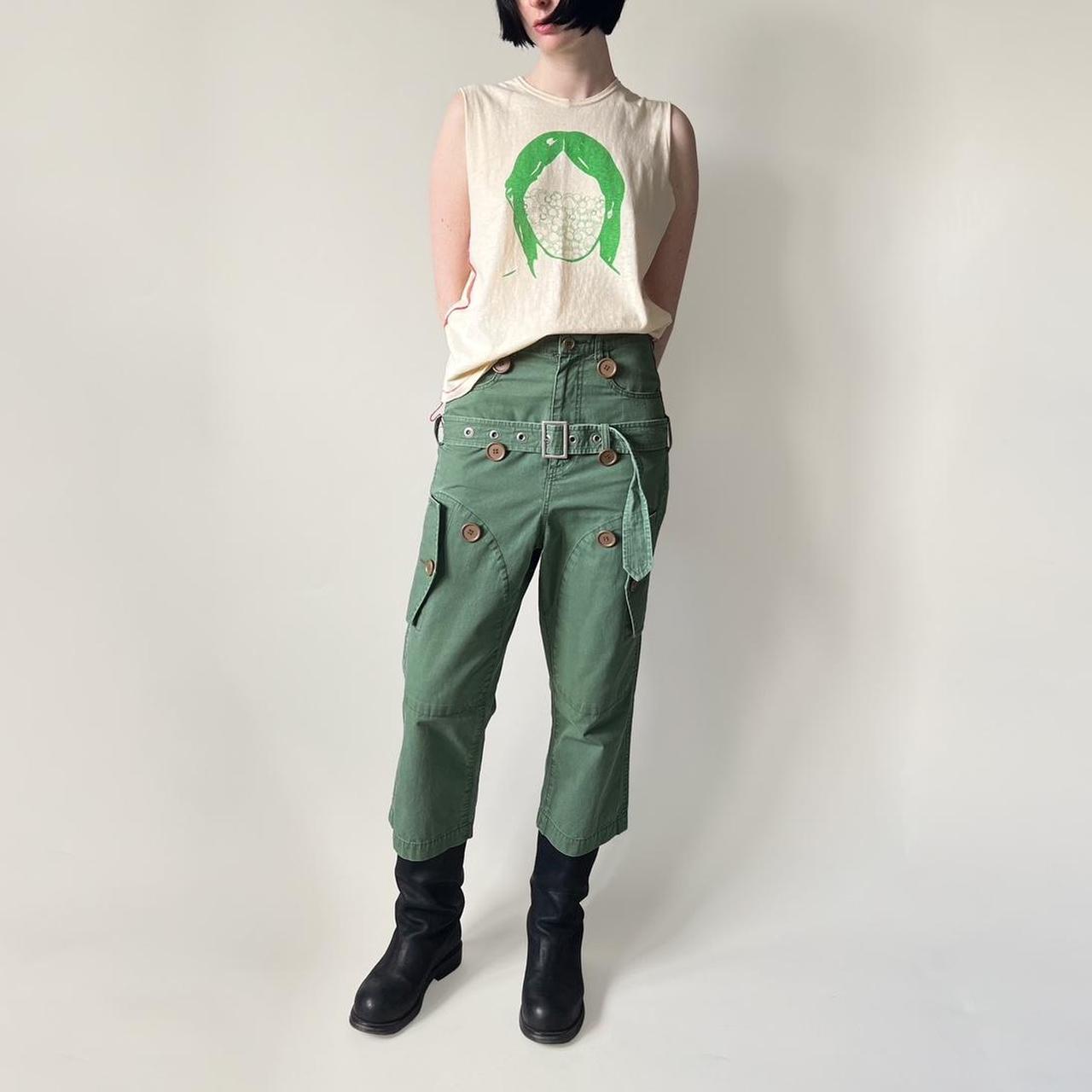 ガウチョパンツ Sサイズ JUNYA WATANABE JUNYA WATANABE S/S 2006 runway trench pants worn | Depop
