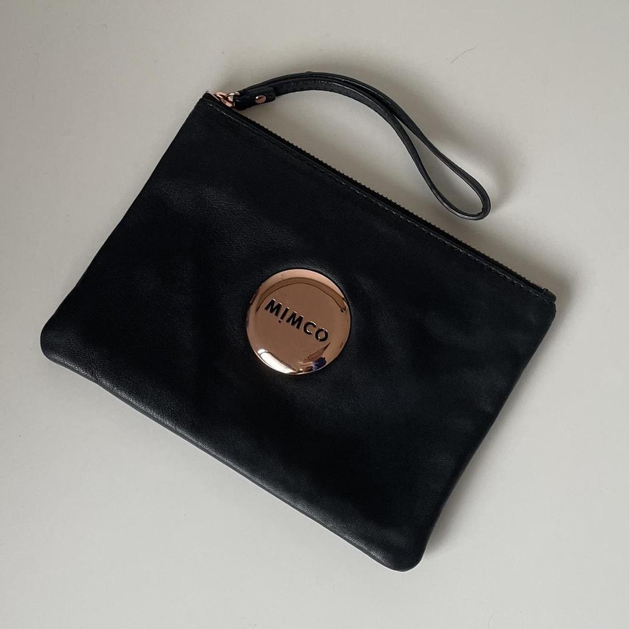 Mimco best sale black pouch