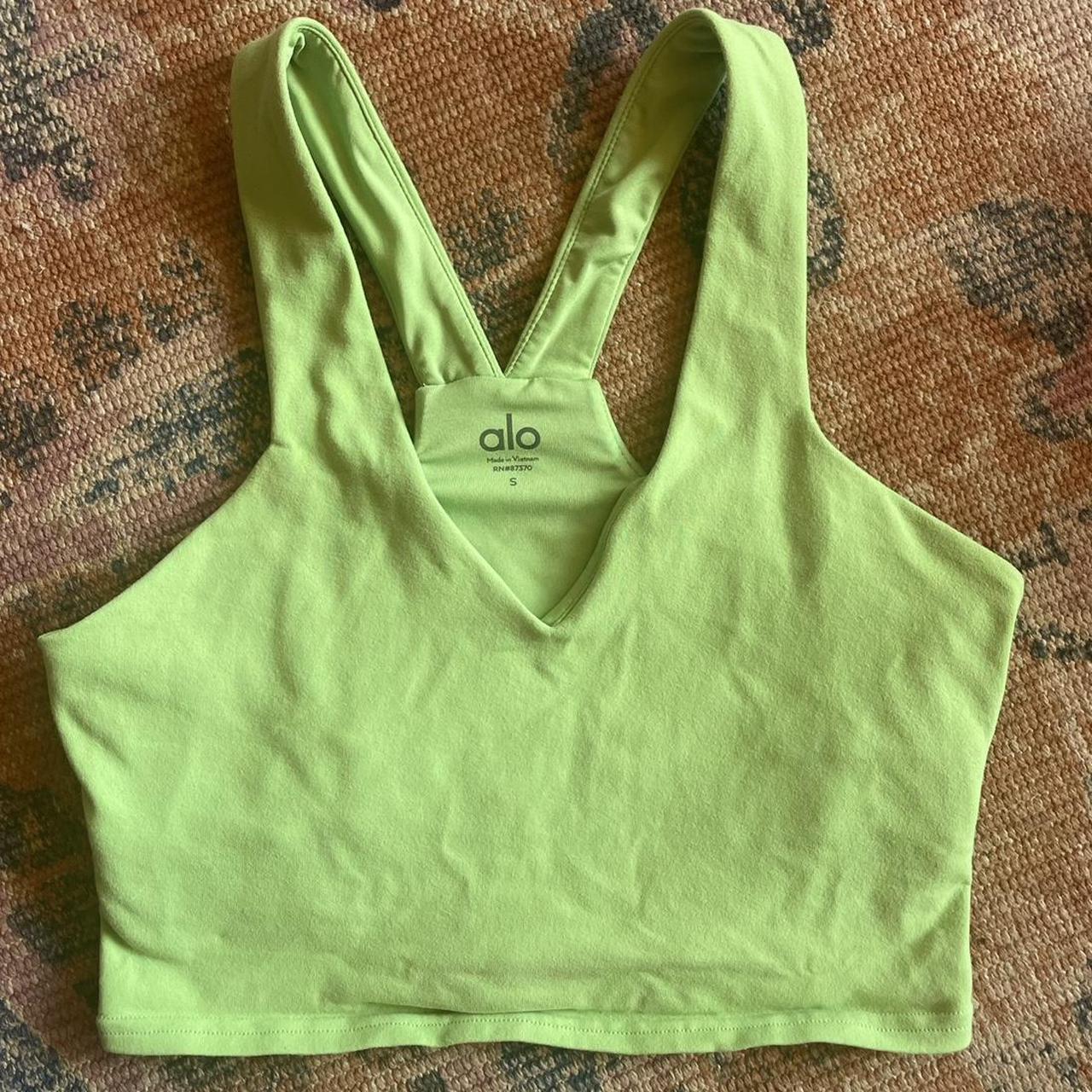 Alo never worn sports bra/shirt. Size small alo... Depop