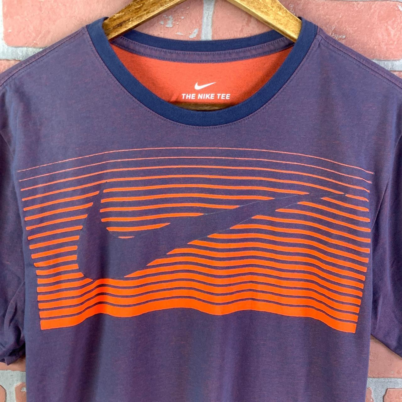 Purple orange best sale nike shirt