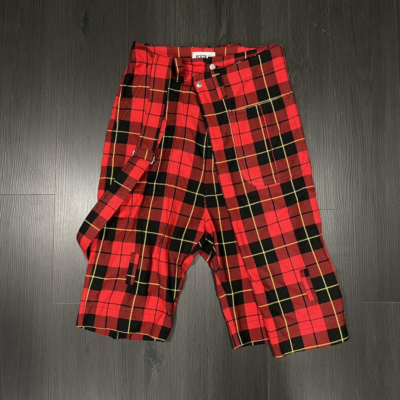 KIDILL Half-Kilt Tartan Shorts., - made in japan 🇯🇵...