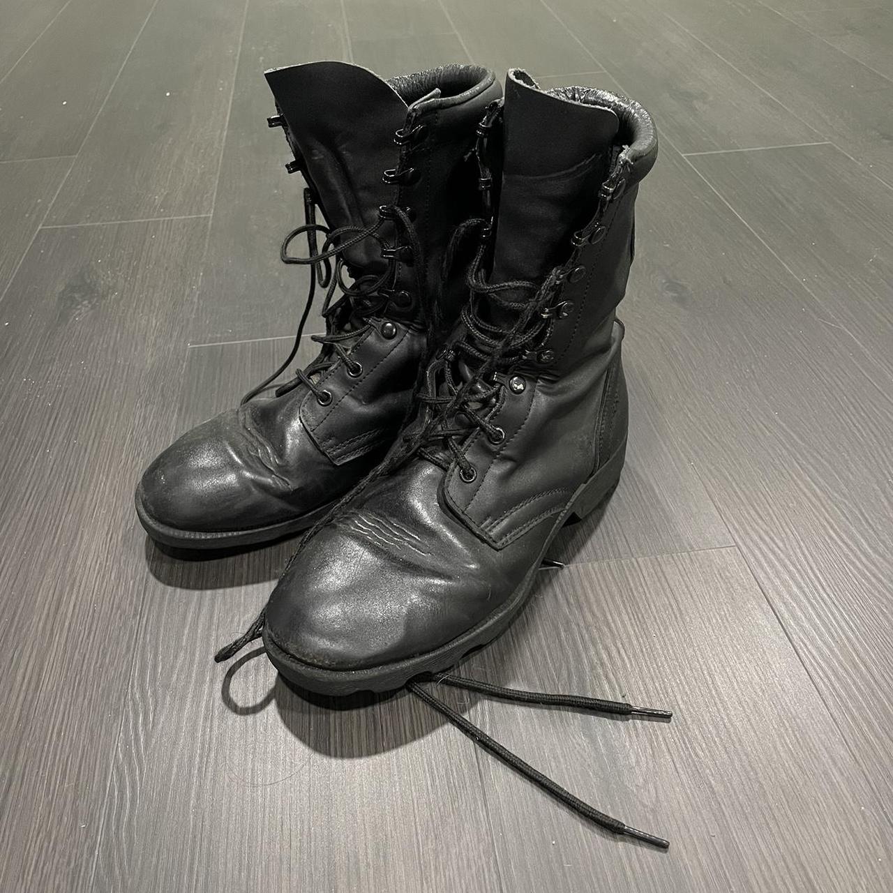 Military top issue boots