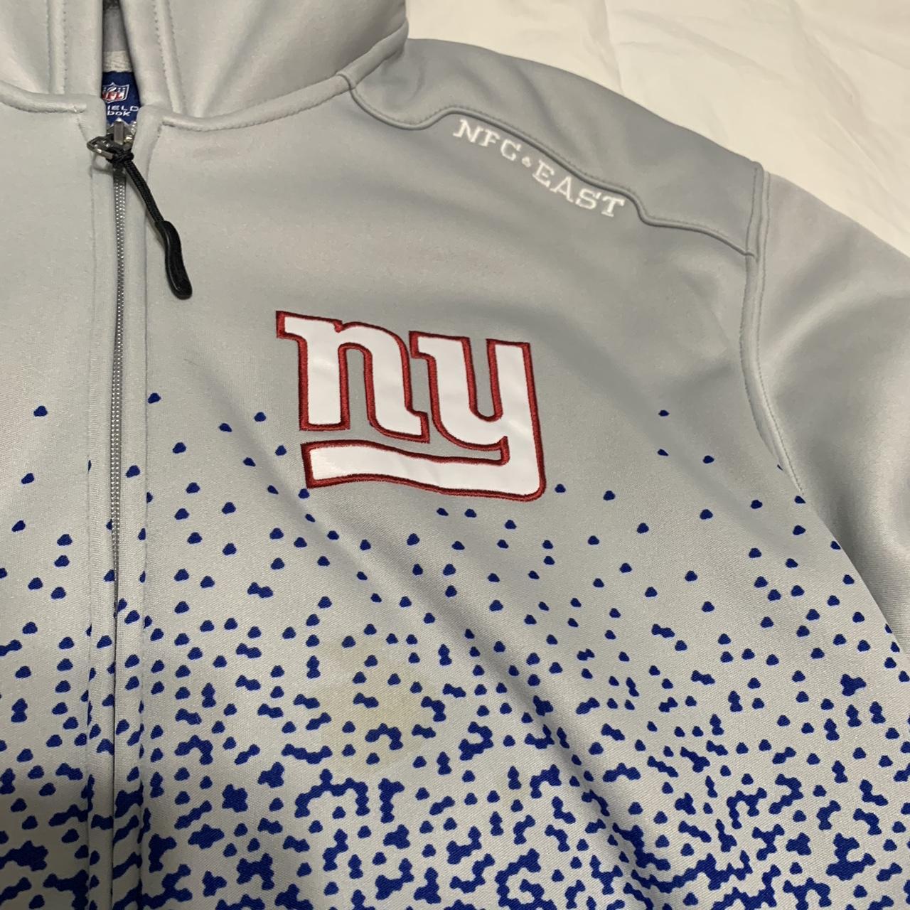 Reebok NFL New York Giants Hoodie Size L Very Thick