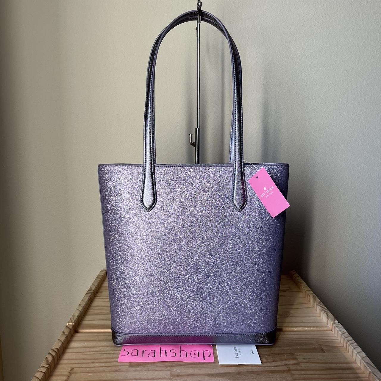Kate spade large purple tote purse bag - Women's handbags