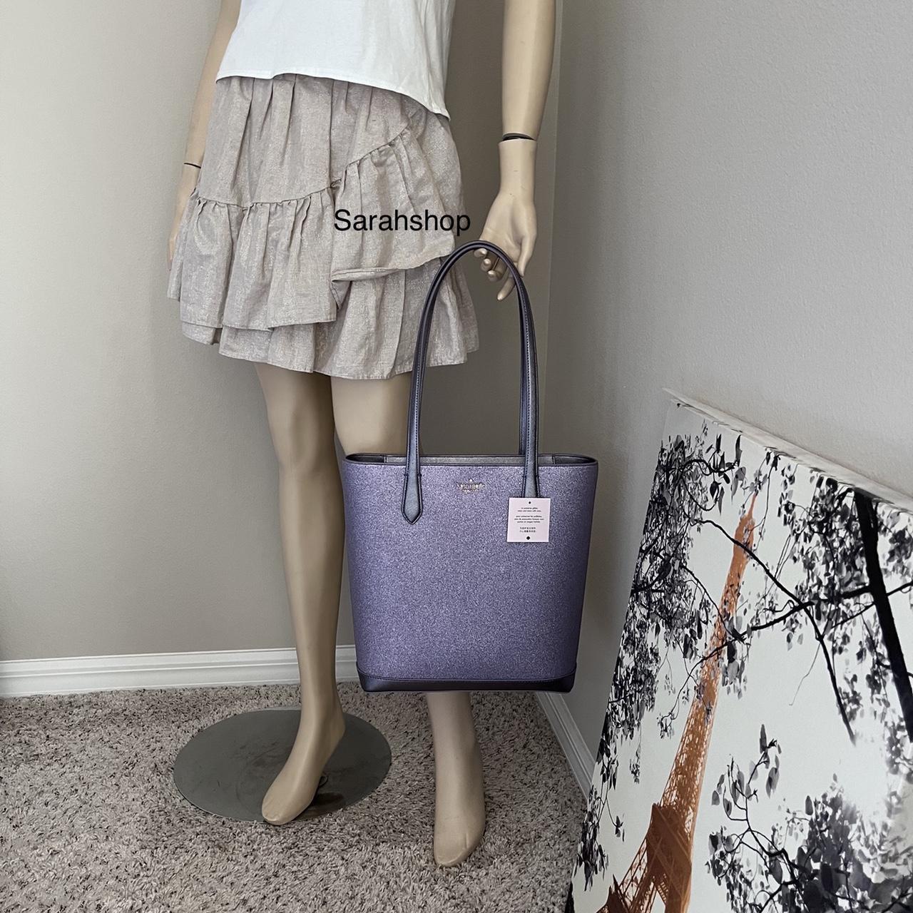 Kate Spade New York Ina Greta Court Glitter Crossbody Bag Top Handle Handbag,  Black, Small : Amazon.sg: Fashion