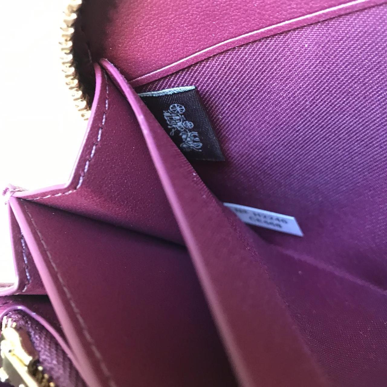 Pink Coach wallet wristlet OPEN TO OFFERS! 100% - Depop