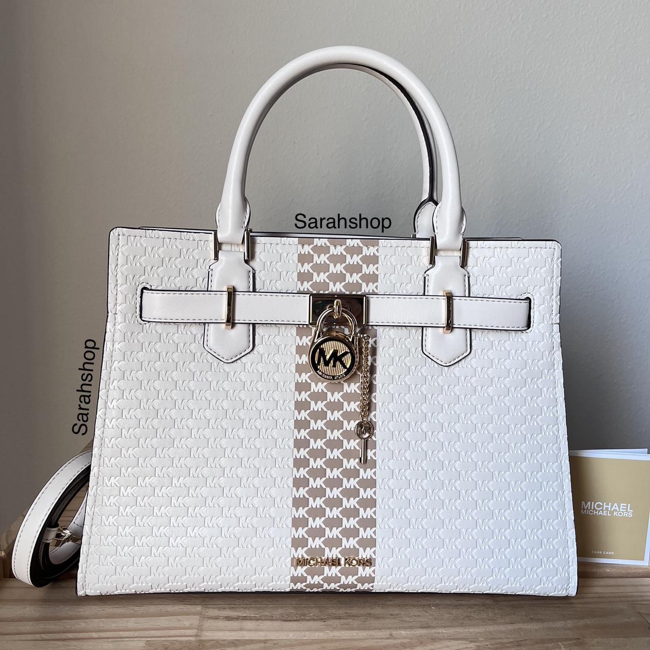 Michael Kors Hamilton bag, used only ONCE! In - Depop