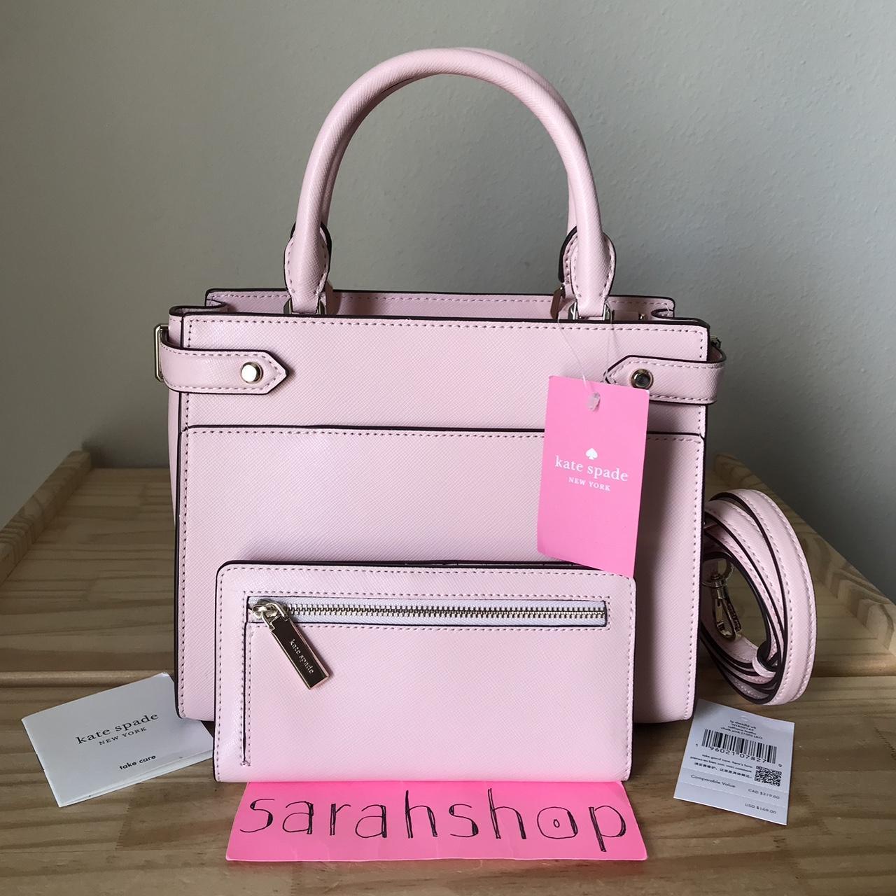 Kate Spade WKRU7097 Small Saffiano Leather Satchel Bag IN