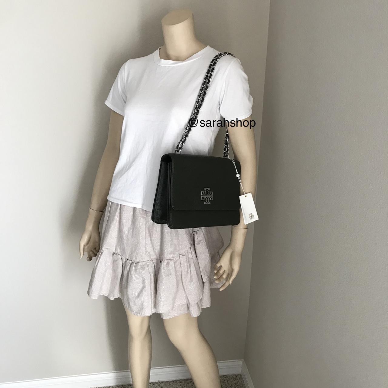 Authentic Light Taupe Tory Burch Fleming Convertible - Depop