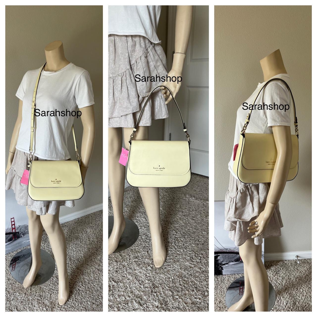 Kate Spade Staci leather flap crossbody/ shoulder - Depop