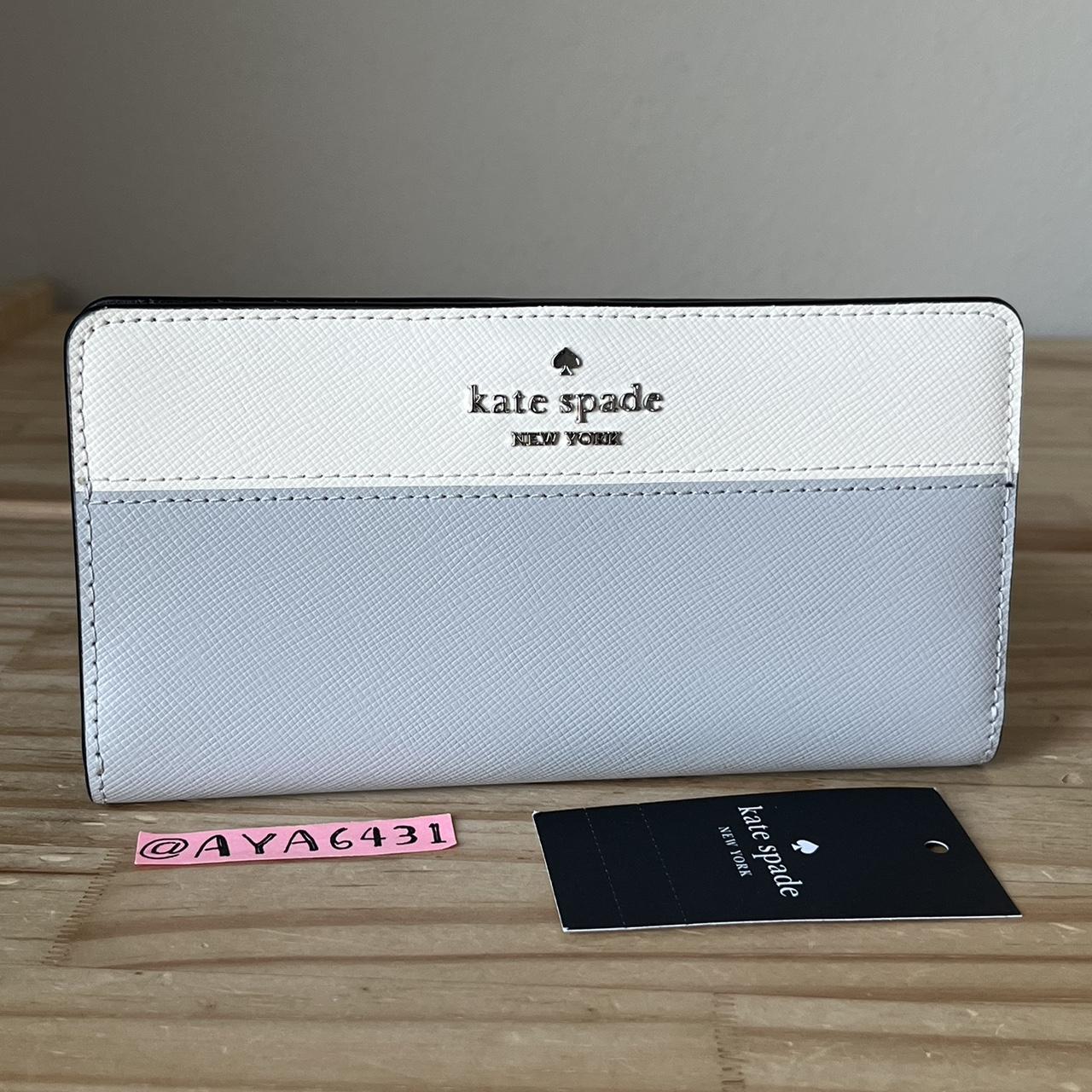 Buy KATE SPADE Spade Flower Monogram Coated Canvas Compact Wallet | Brown  Color Women | AJIO LUXE