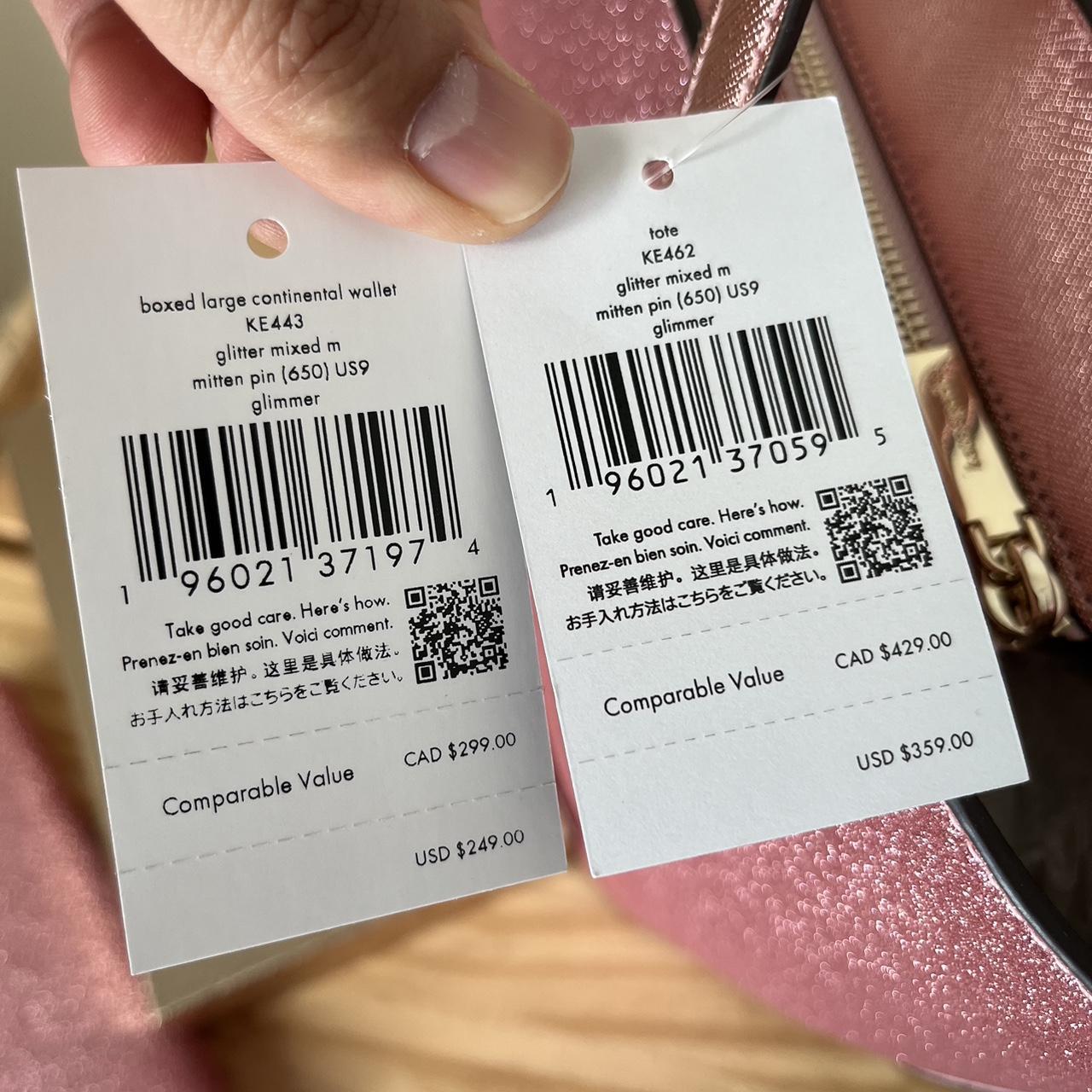 Kate spade discount price tag