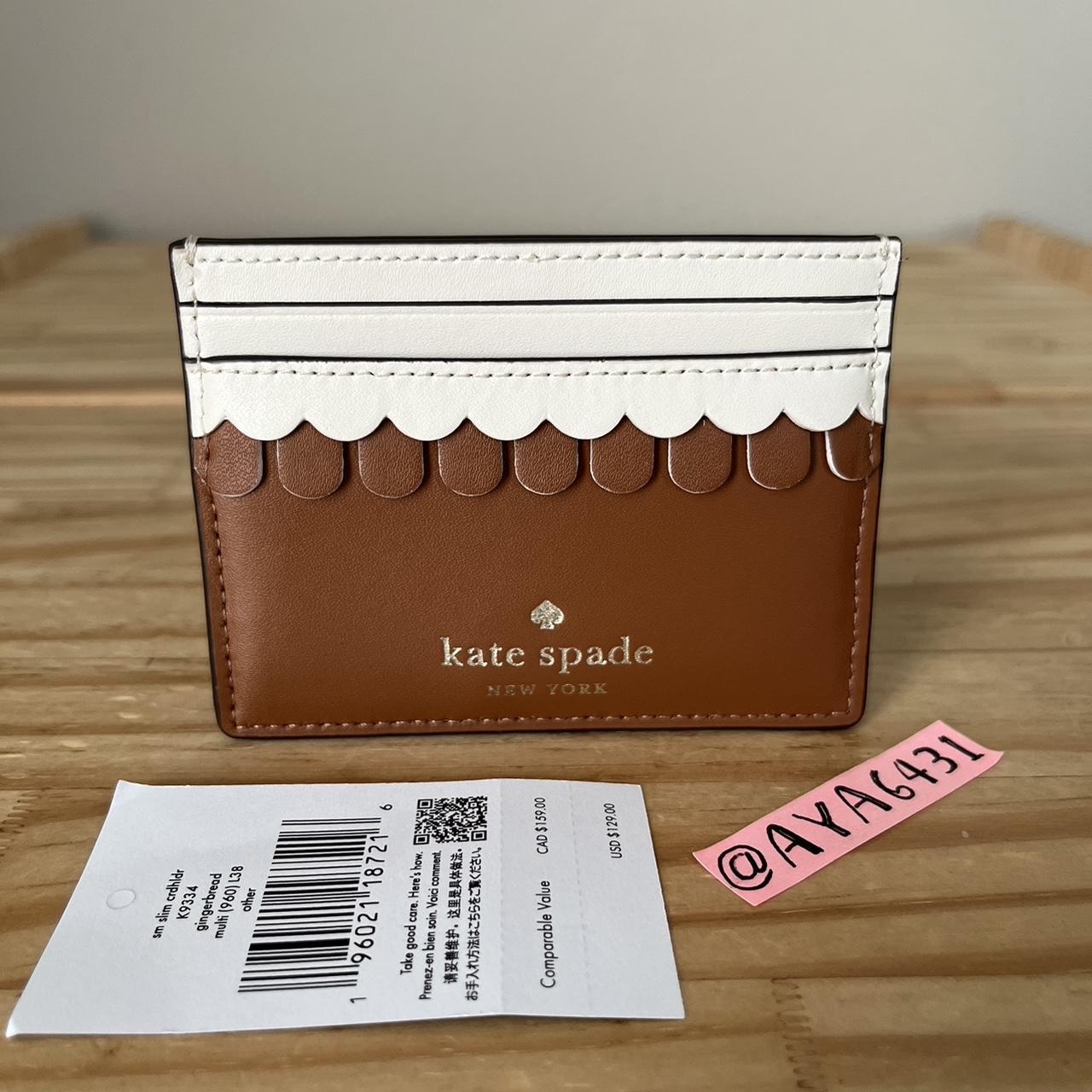 Kate spade gingerbread online wallet