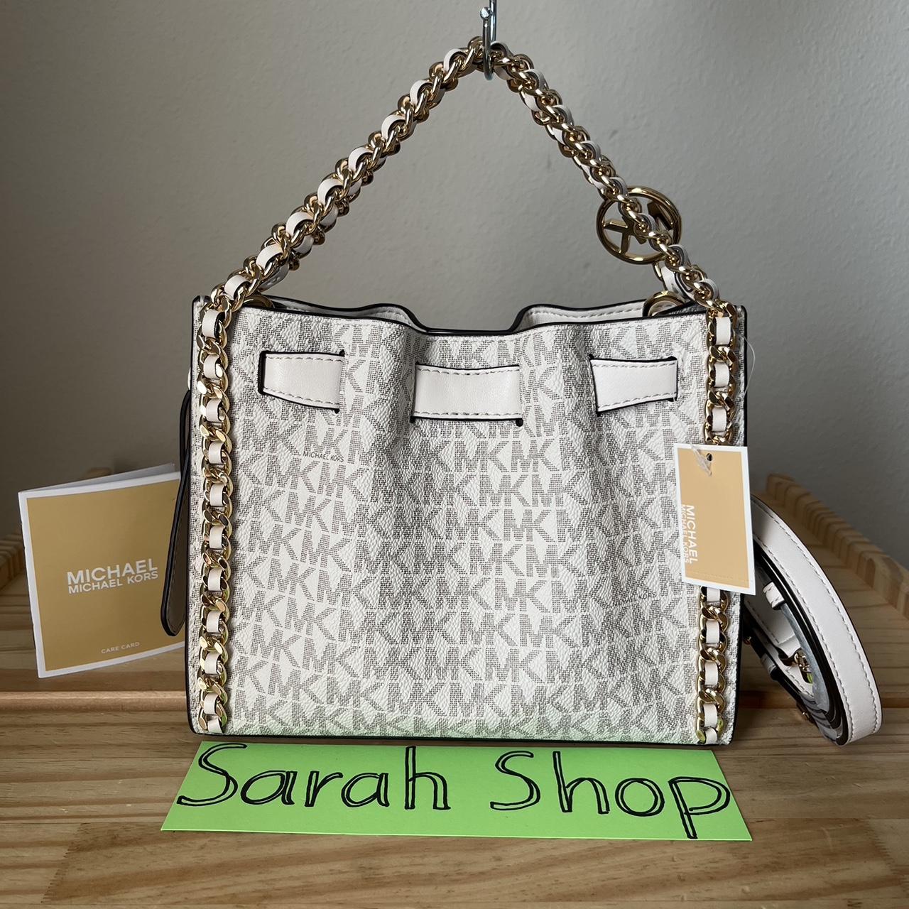 Michael kors white purse best sale