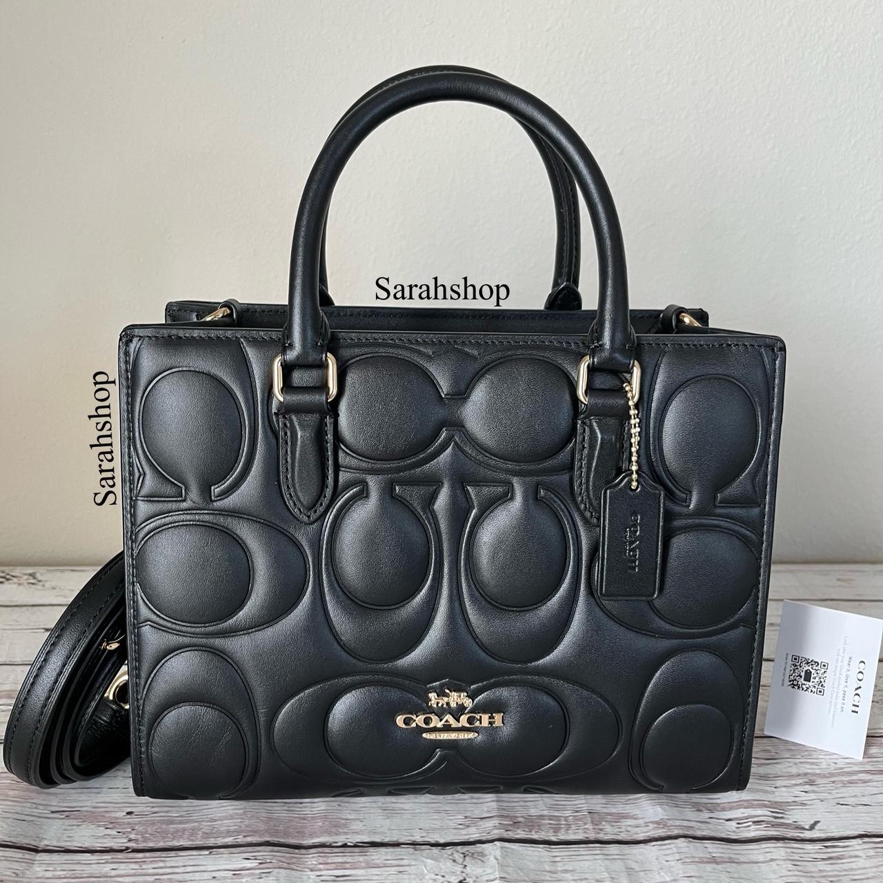 バッグ Coach Flap Leather Black Mini Bag COACH® | Flap Crossbody Bag