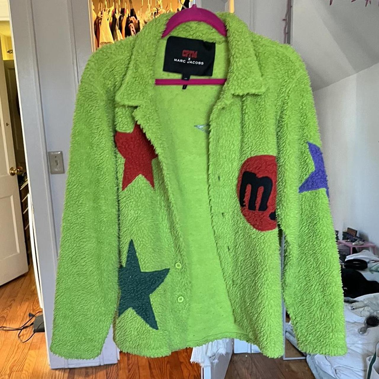 Cactus Plant Flea Market Men's Green Cardigan | Depop