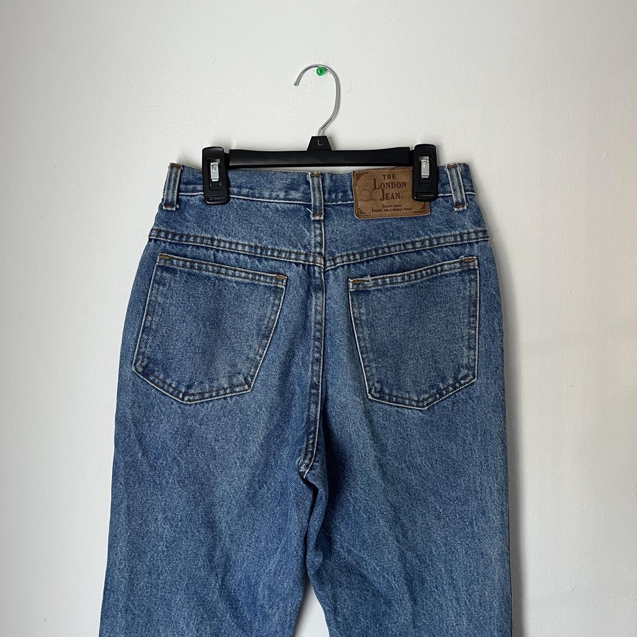 vintage high waisted tapered mom jeans!, labeled a...