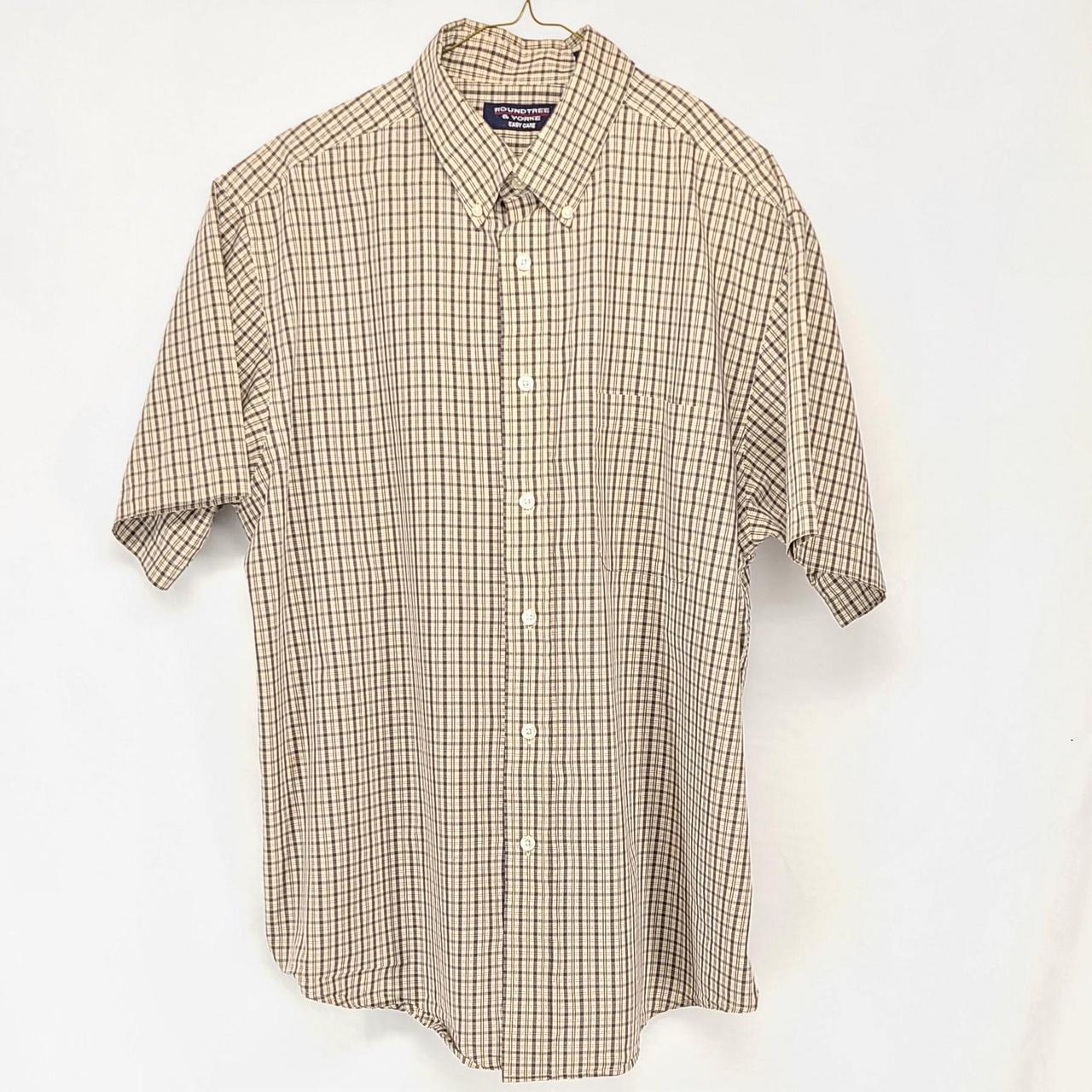ROUNDTREE & YORKE EASY CARE VINTAGE BUTTON SHIRT, I - Depop