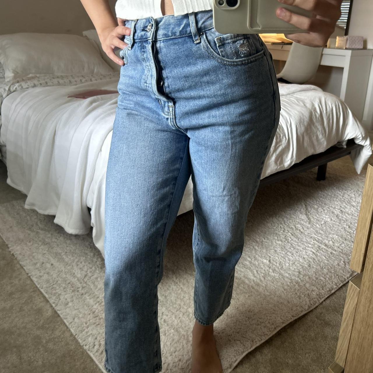 PacSun Women's Jeans Blue 26 – High-waisted straight-leg blue