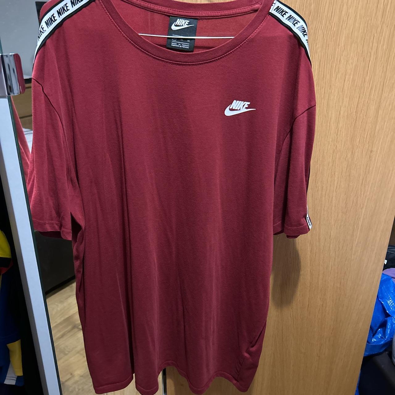 Nike Men's Shirt - Burgundy - XL