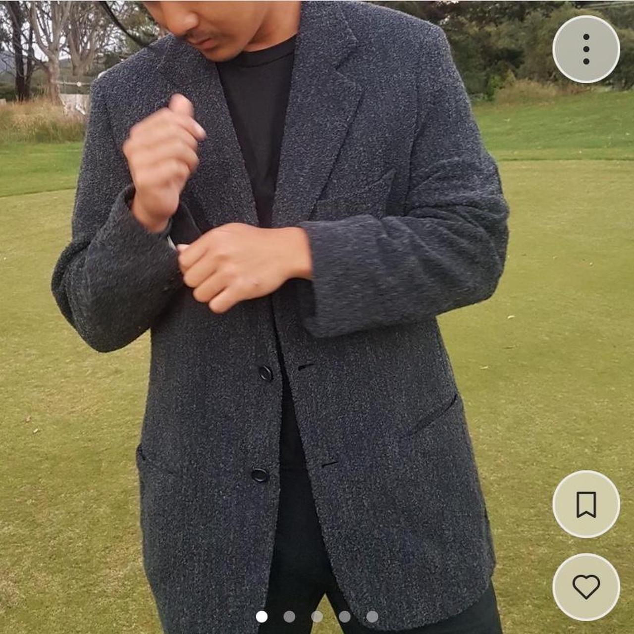 Hugo Boss 'einstein' Coat Size 52   Wool, Cupris - Depop