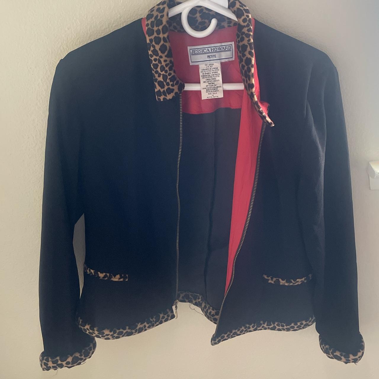 Jessica Howard Women's Black and Red Jacket