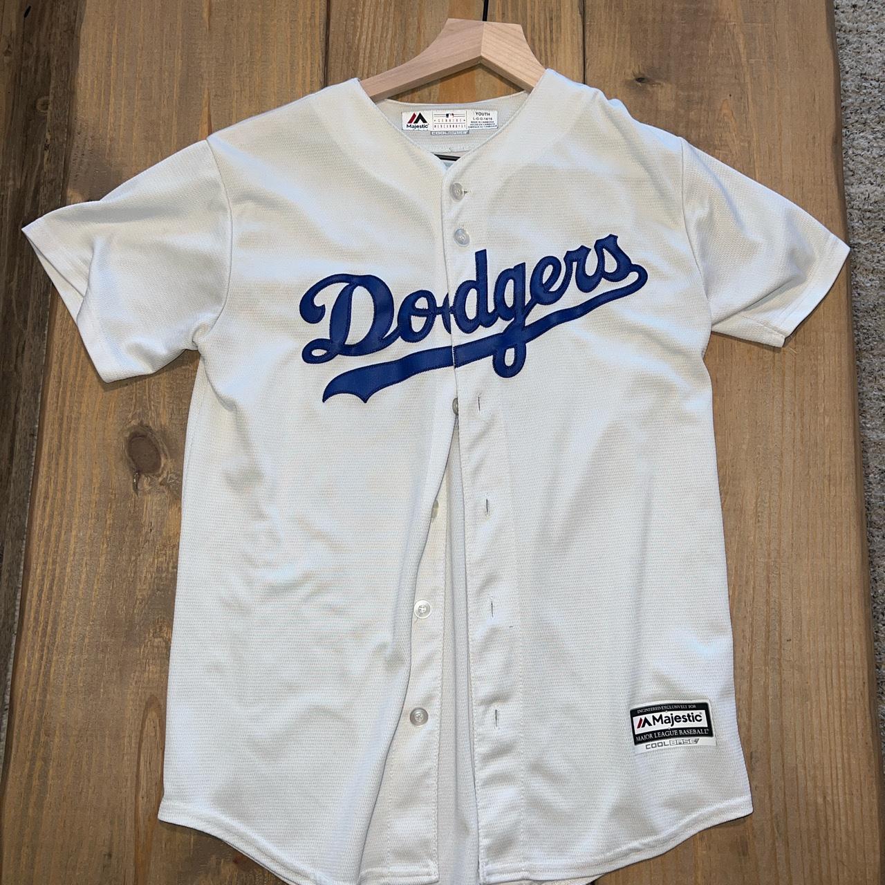 kershaw dodgers jersey youth lmk if you want try - Depop