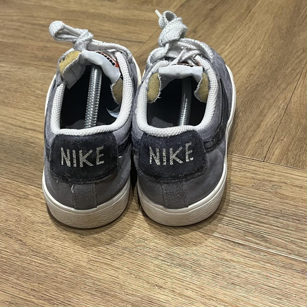 nike blazer low womens grey