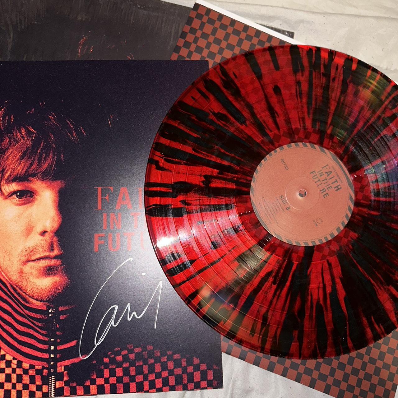 LOUIS TOMLINSON Signed Autographed Walls Record Album LP 