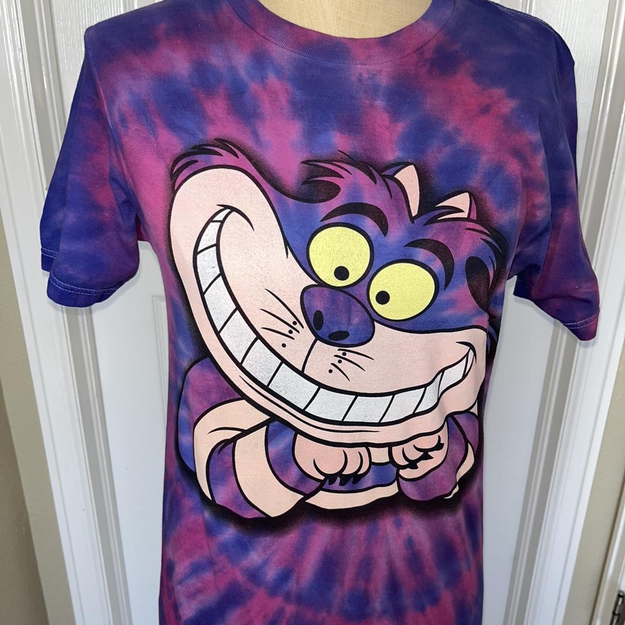 Purple tie dye cat hot sale shirt