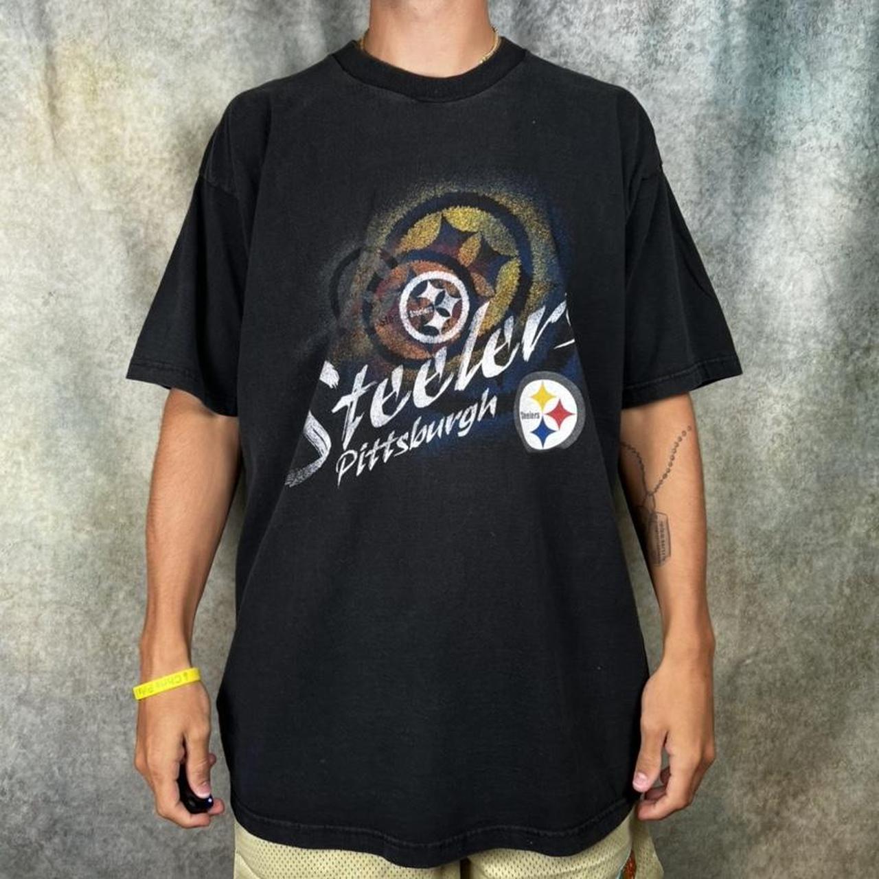 Vintage 90's Embroidered Pittsburgh Steelers - Depop