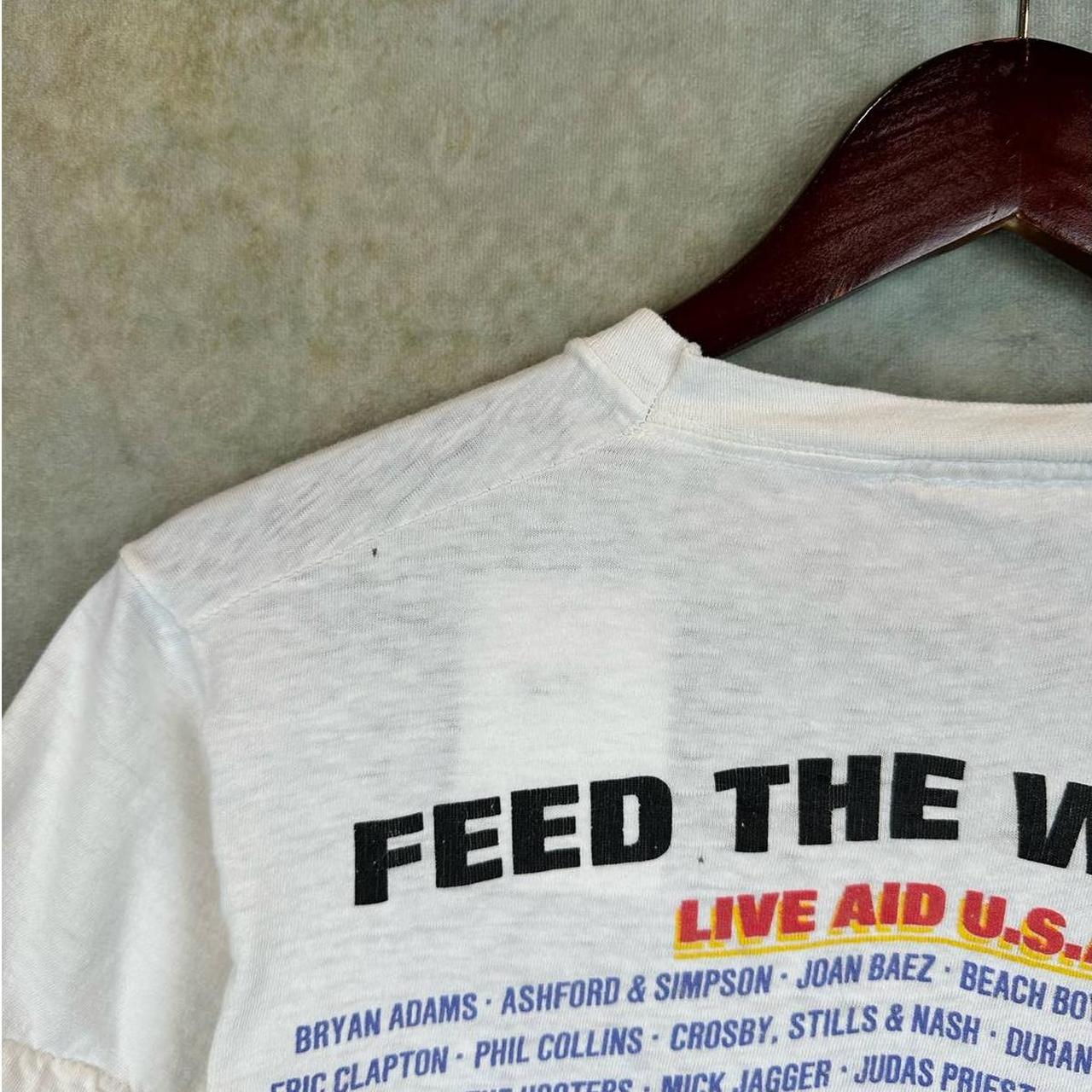 Live Aid Retro 1985 Concert T-Shirt - Men's & Women's Vintage