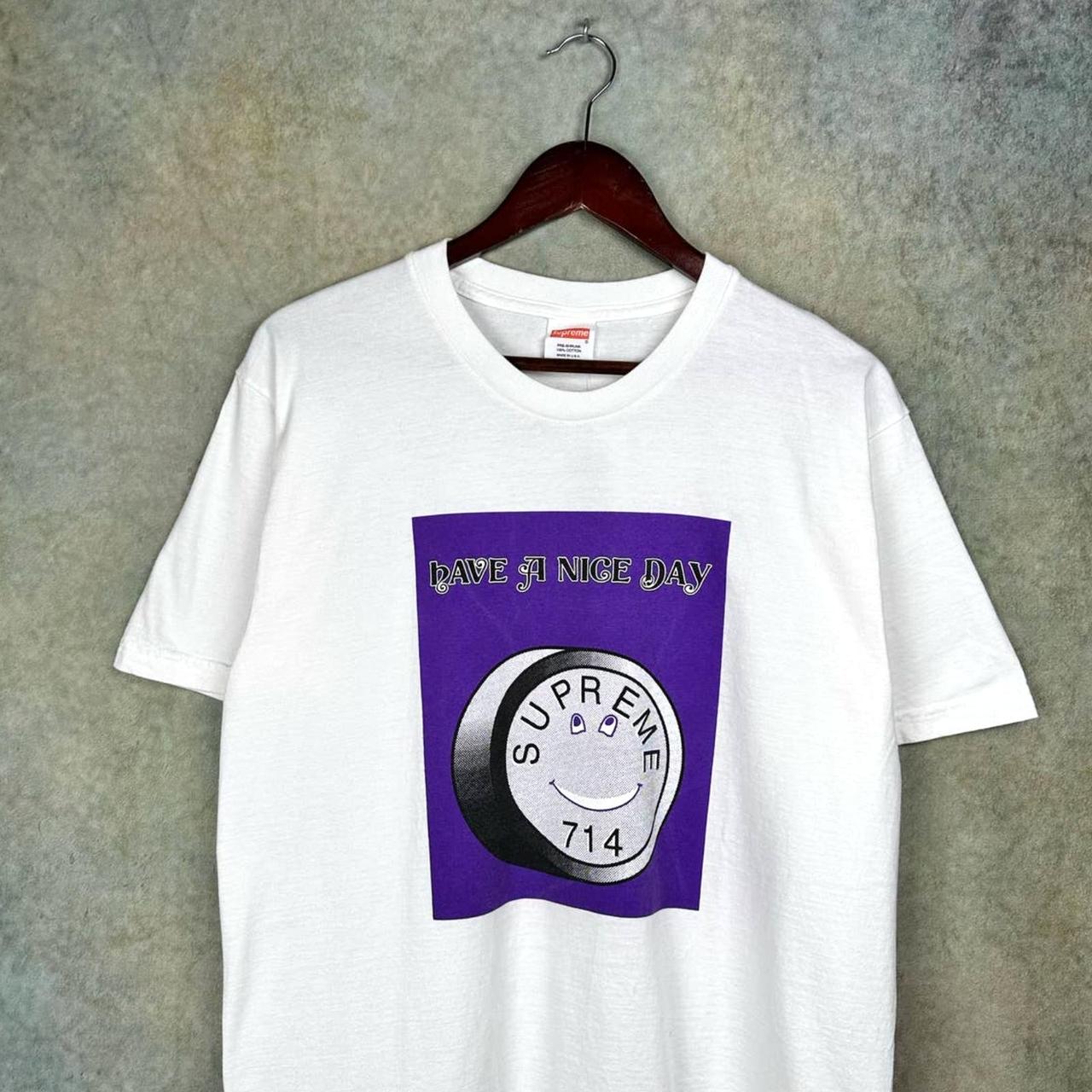 Supreme Men's T-Shirt - Purple - S