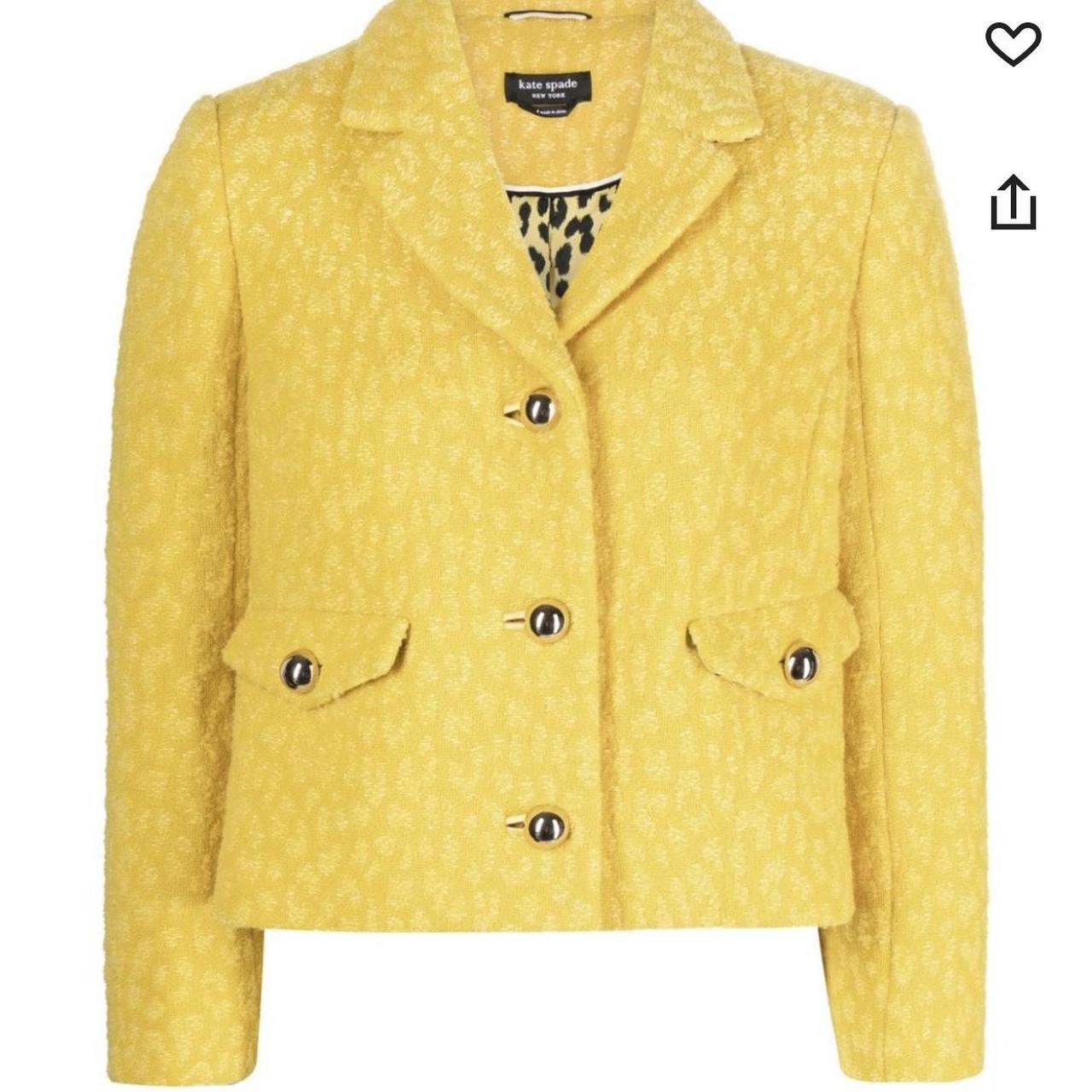 katespade ツイード ジャケット Kate Spadeケイトスペード ツイードジャケット ネイビー サイズ0