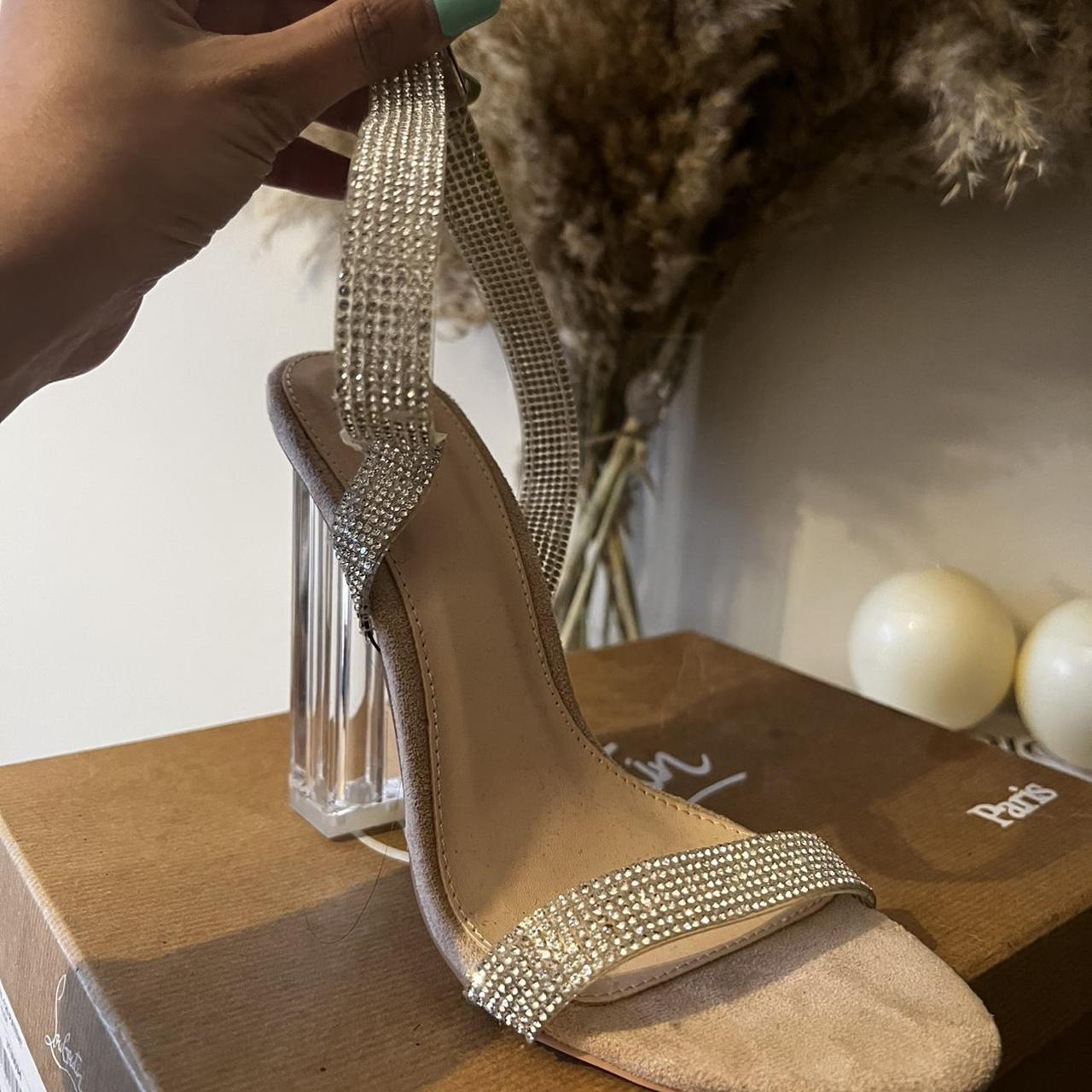 plt white heels