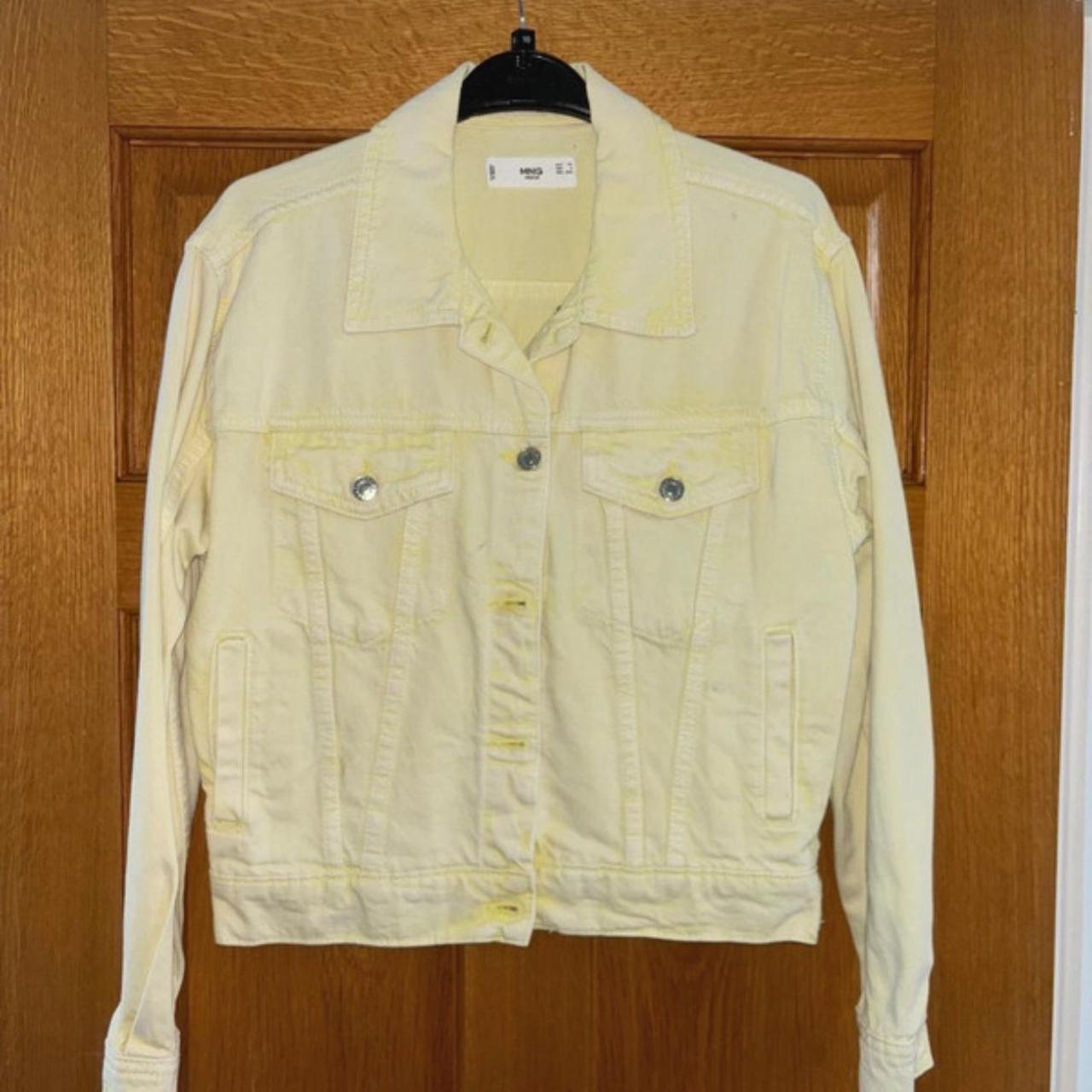 Yellow denim jacket primark cheap
