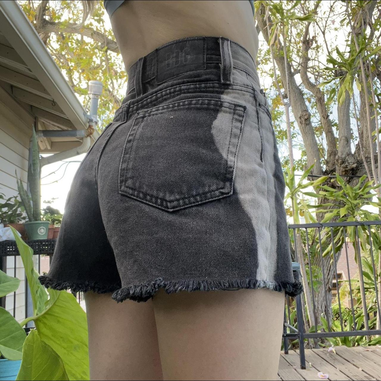 bdg black jean shorts