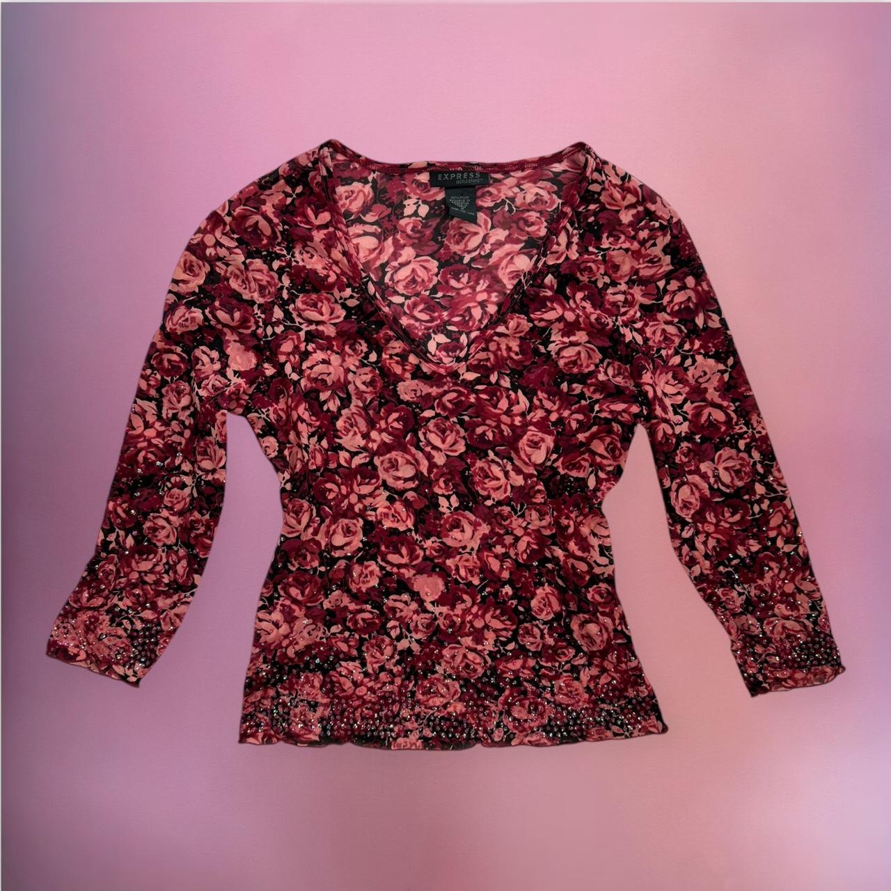 Express floral top online