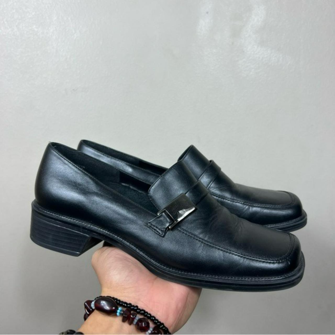 American Vintage Men's Black Loafers | Depop